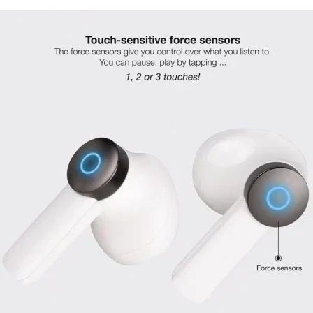Auriculares inalámbricos con micrófono Manos Libres y carga rápida - Blanco